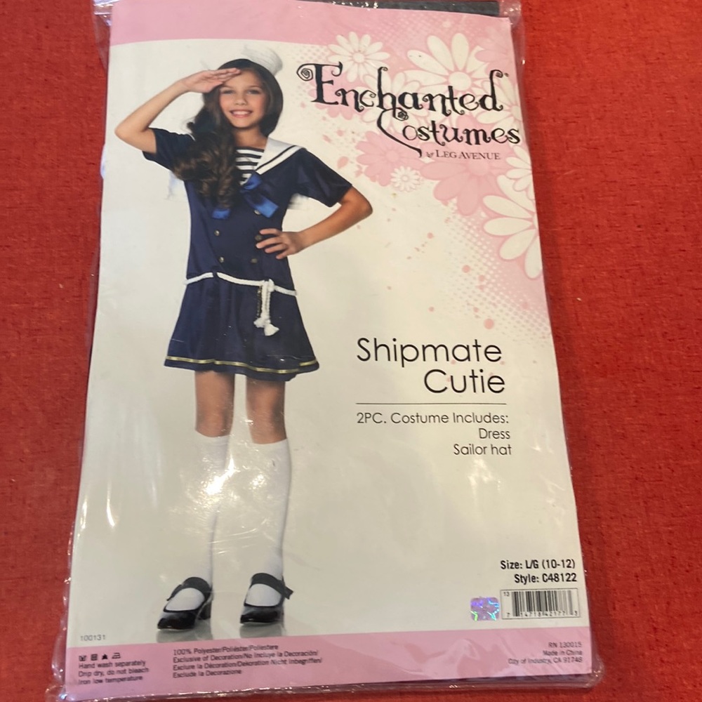 Girls Size Large Shipmate Cutie Costume. New.